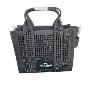 Marc Jacobs Black Tote Bag with Black Studs